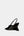 The Trendygurl Slingback Wedge Kadın Siyah Dolgu Topuk Sandalet
