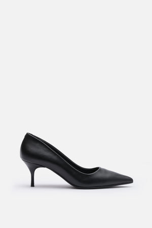 Classico Series Hakiki Deri Siyah Stiletto