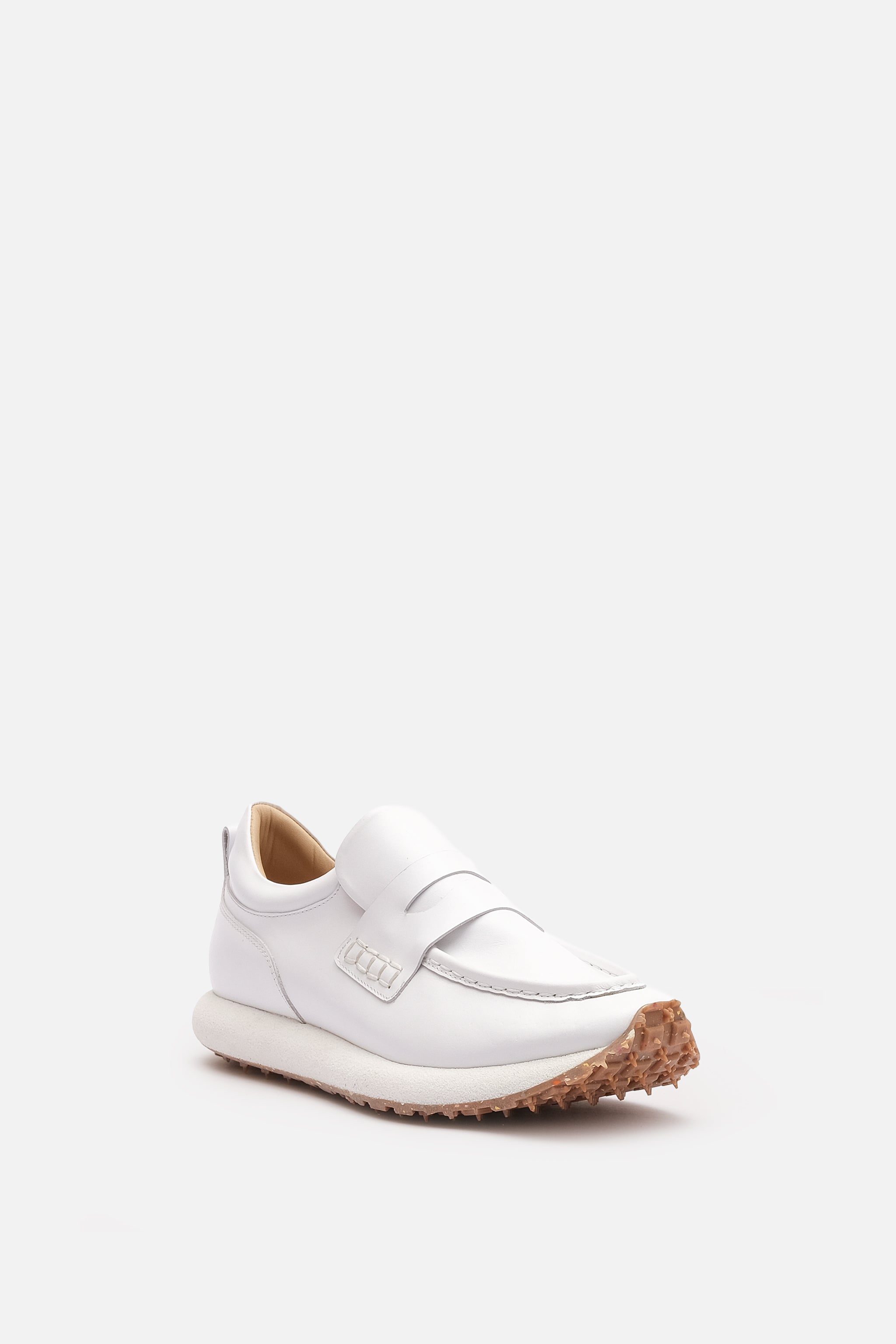 Troy Gerçek Deri Kadın Gündelik Beyaz Sneaker