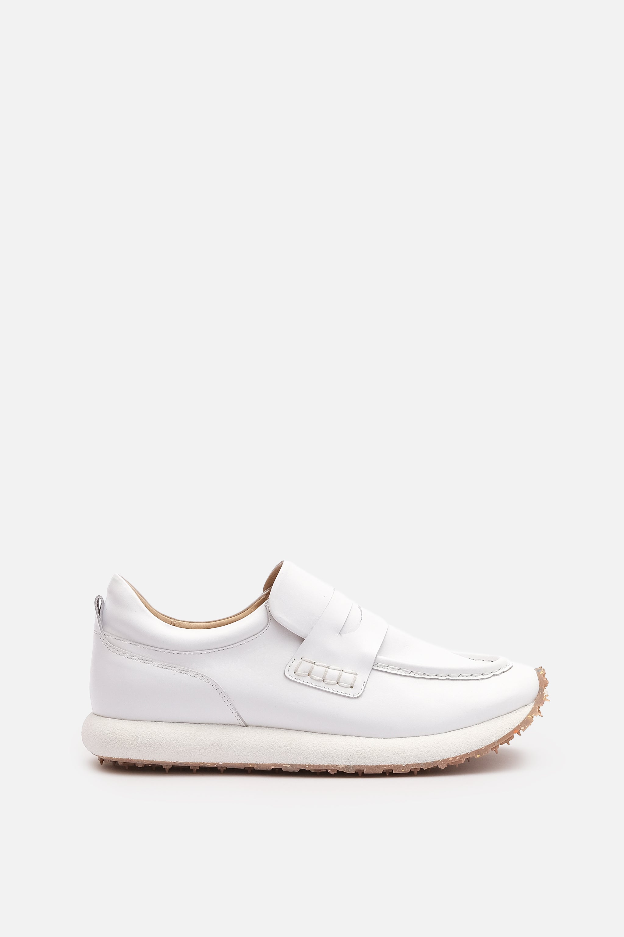 Troy Gerçek Deri Kadın Gündelik Beyaz Sneaker