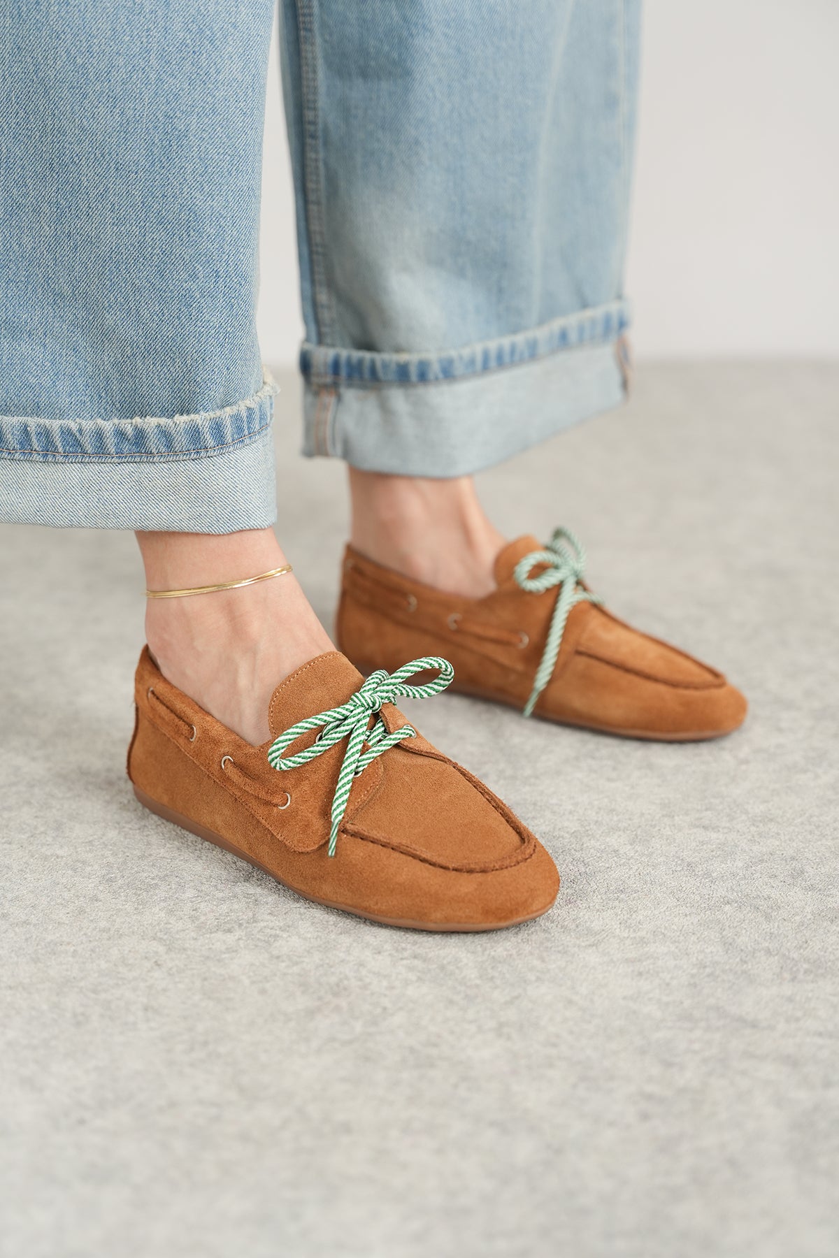 Sperry Lace-Up Hakiki Deri Makosen – Ultra Hafif
