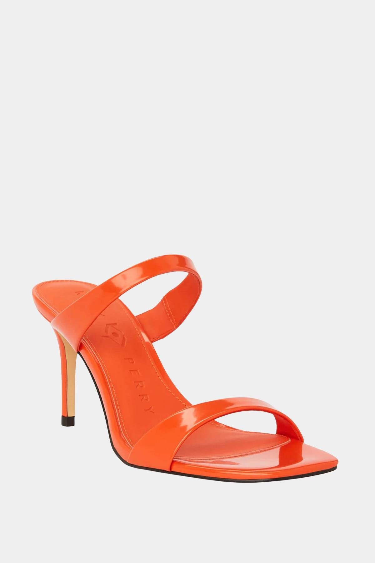 Analia Kırmızı Çift Bantlı Kadın İnce Topuklu Terlik