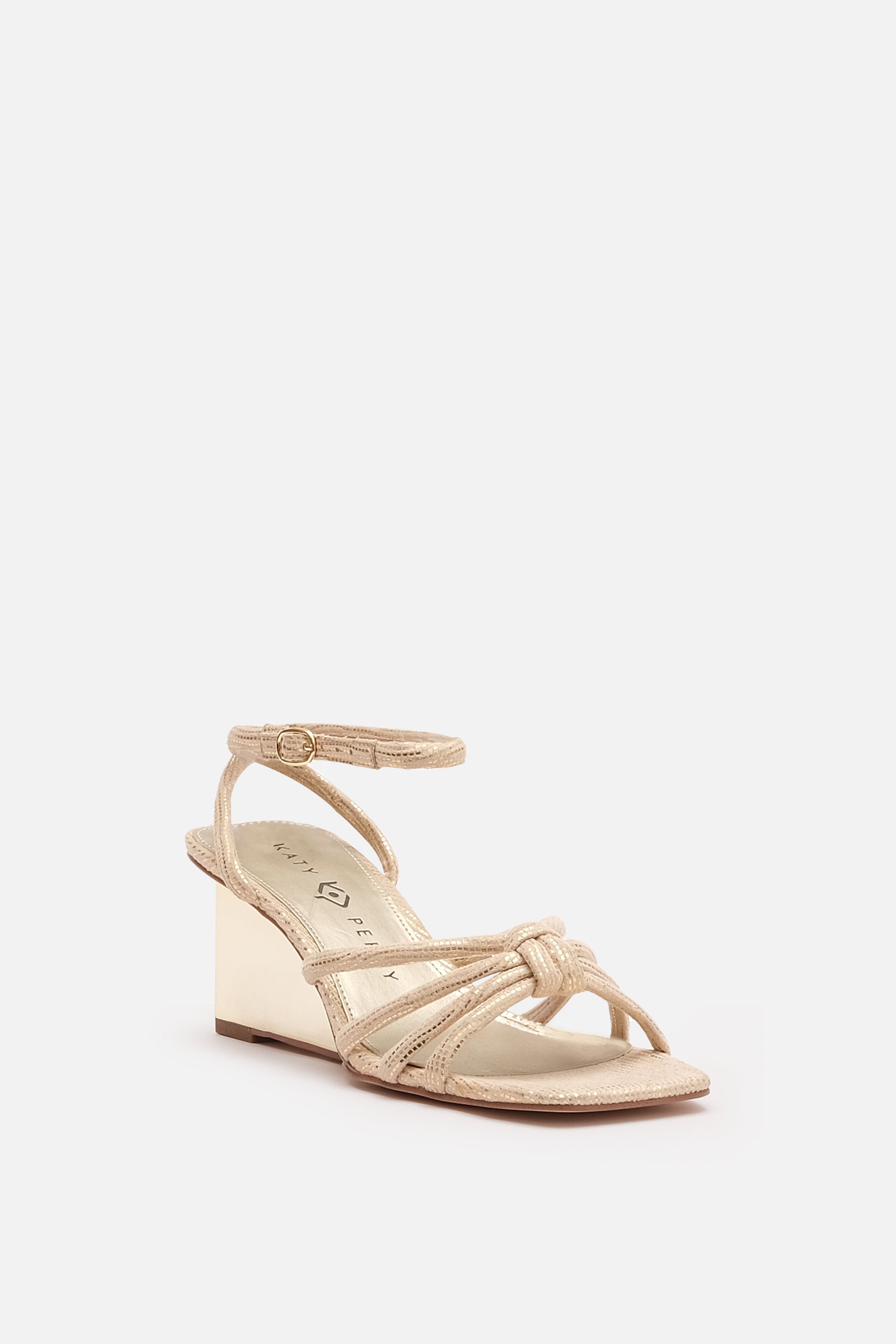 Katy Perry Topuklu Gold Sandalet