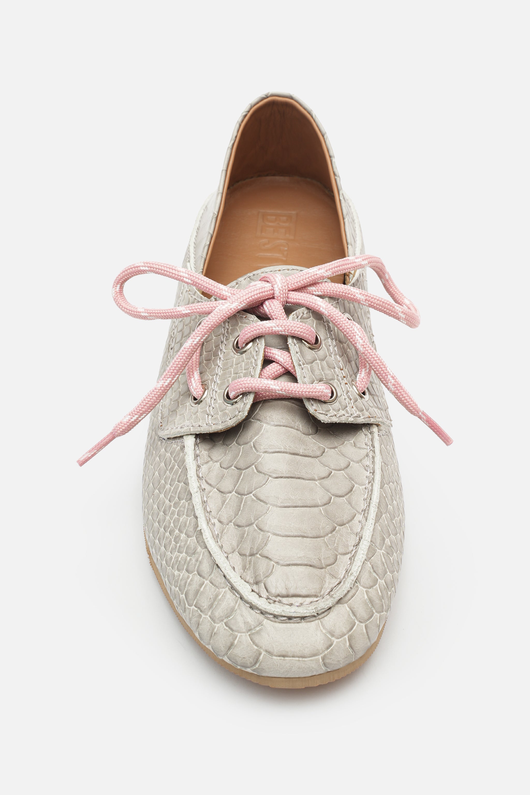 ガーリー Croco Lace Up Hakiki Deri Gray Makosen – BESTYLE