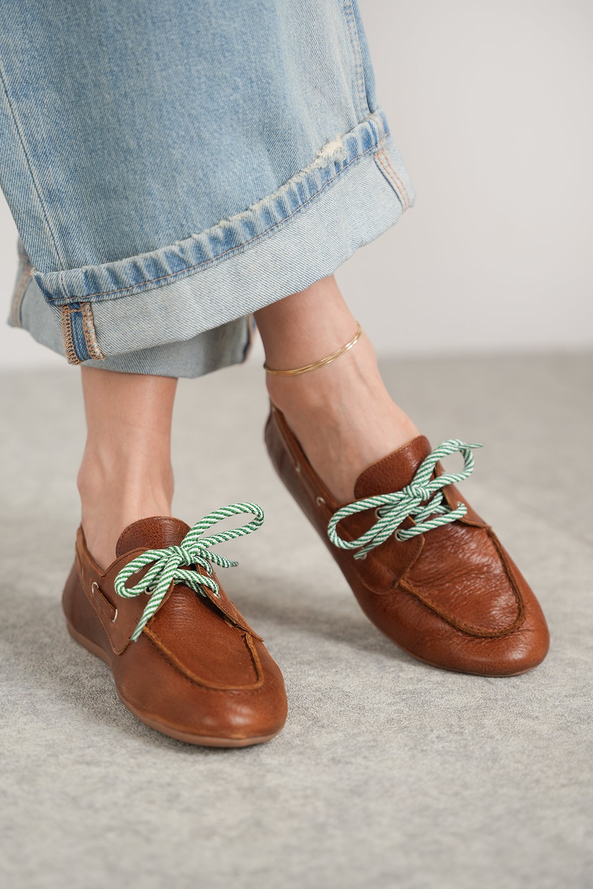 Sperry Lace-Up Hakiki Deri Makosen – Ultra Hafif