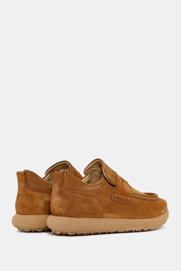 Troy Unisex Camel Gerçek Süet Deri Sneaker