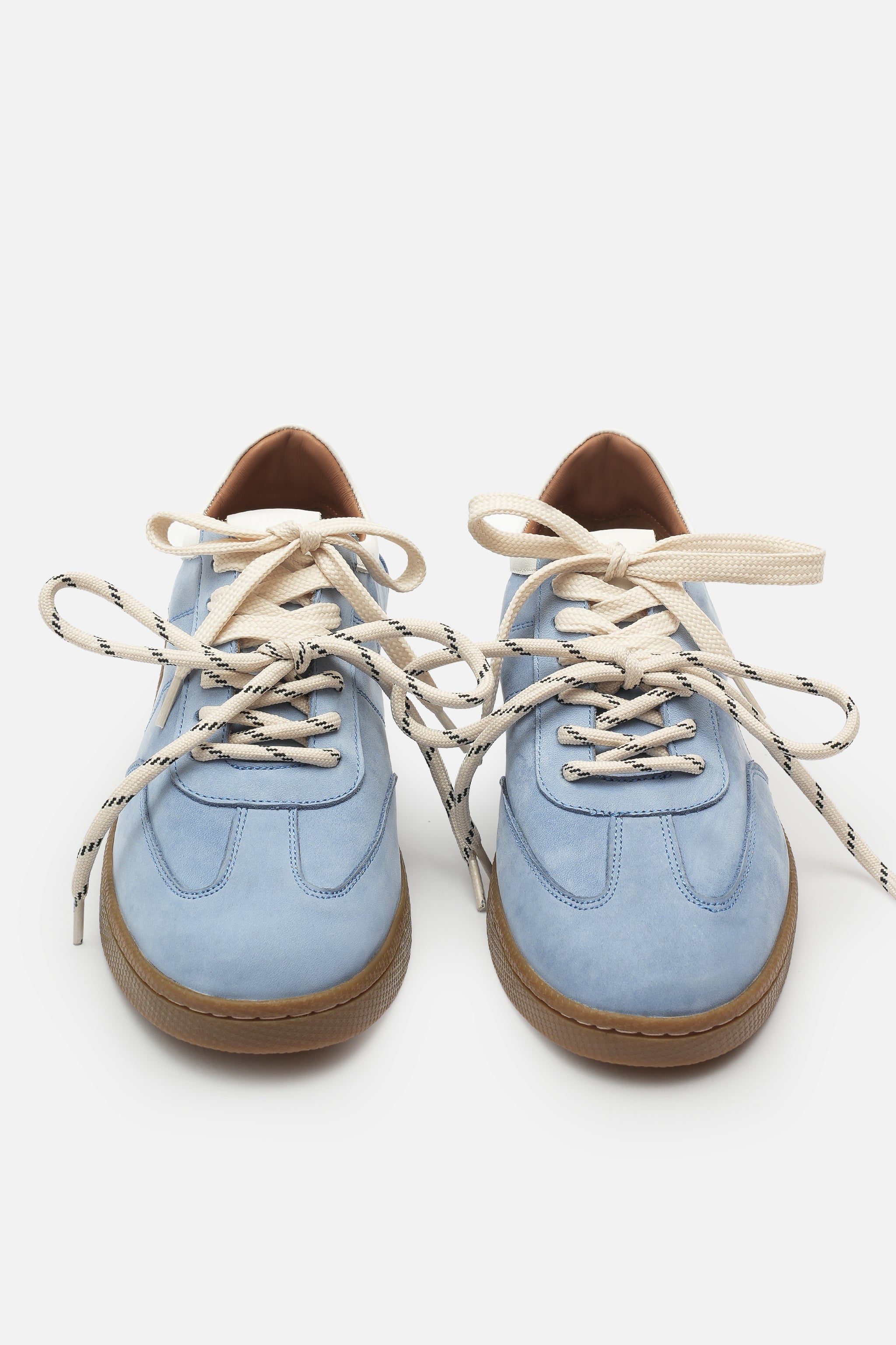 Miu Court Hakiki Deri Ice Blue Sneaker