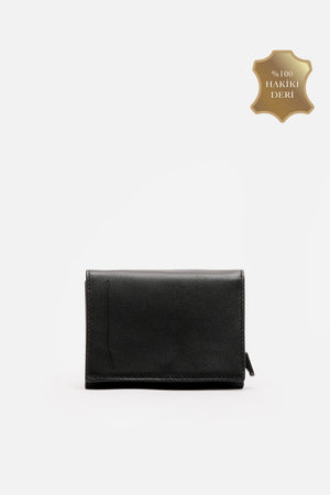Smart Slide Mekanizmalı %100 Hakiki Deri Cüzdan & Kartlık