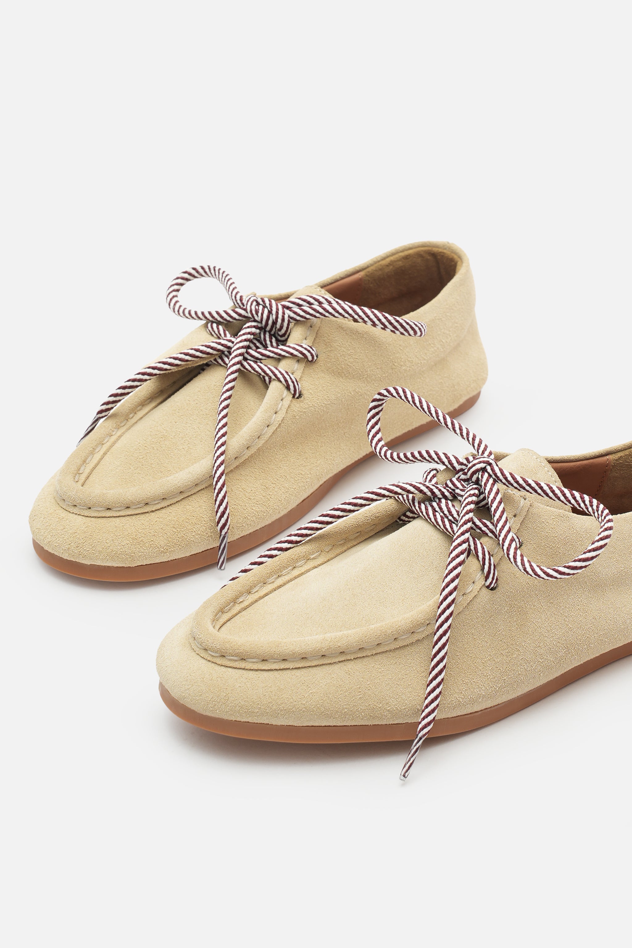 Misty Lace Up Hakiki Deri Barefoot Makosen