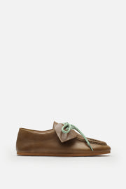 Misty Lace Up Hakiki Deri Barefoot Makosen