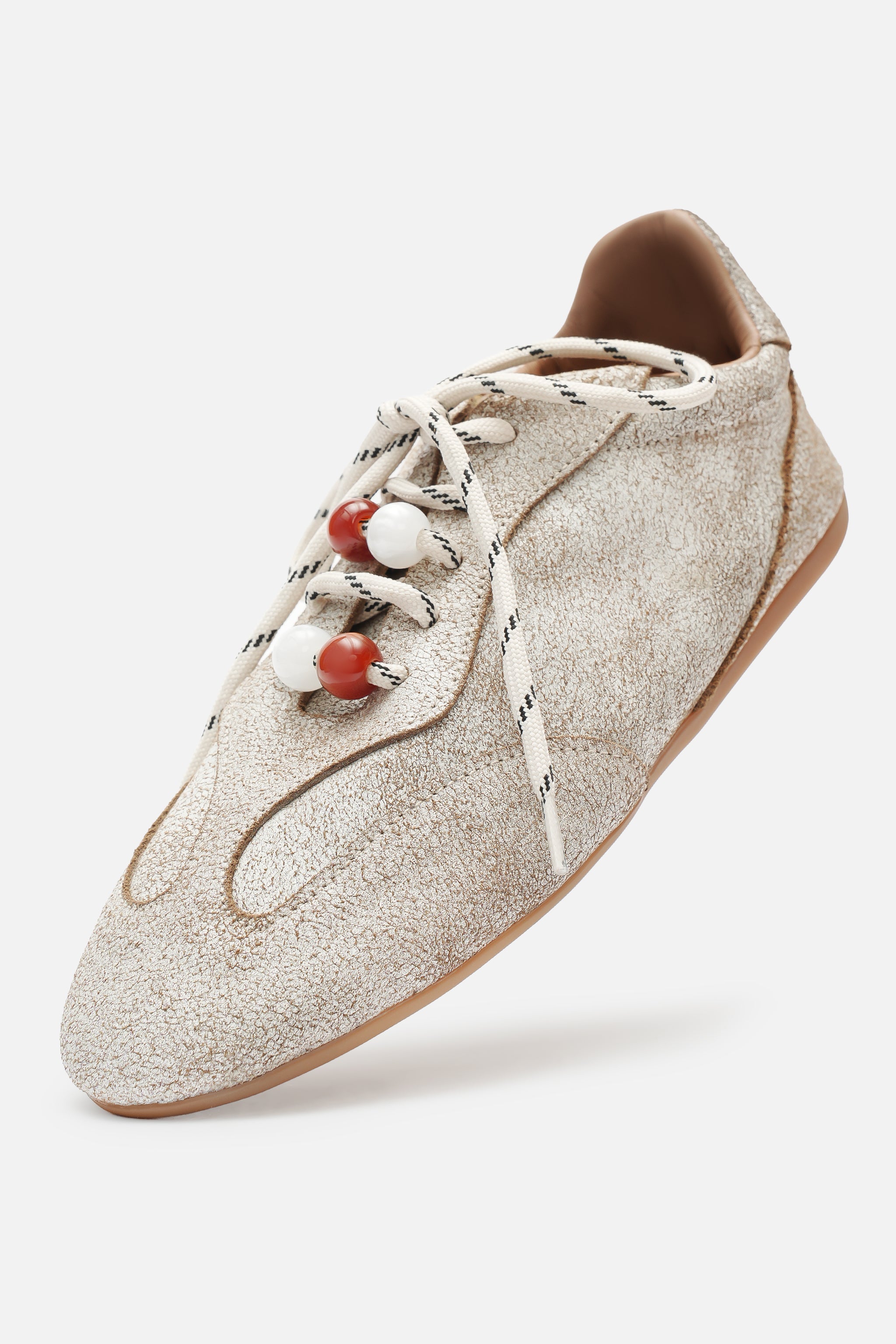 Miu Pane Barefoot Hakiki Deri Sneaker