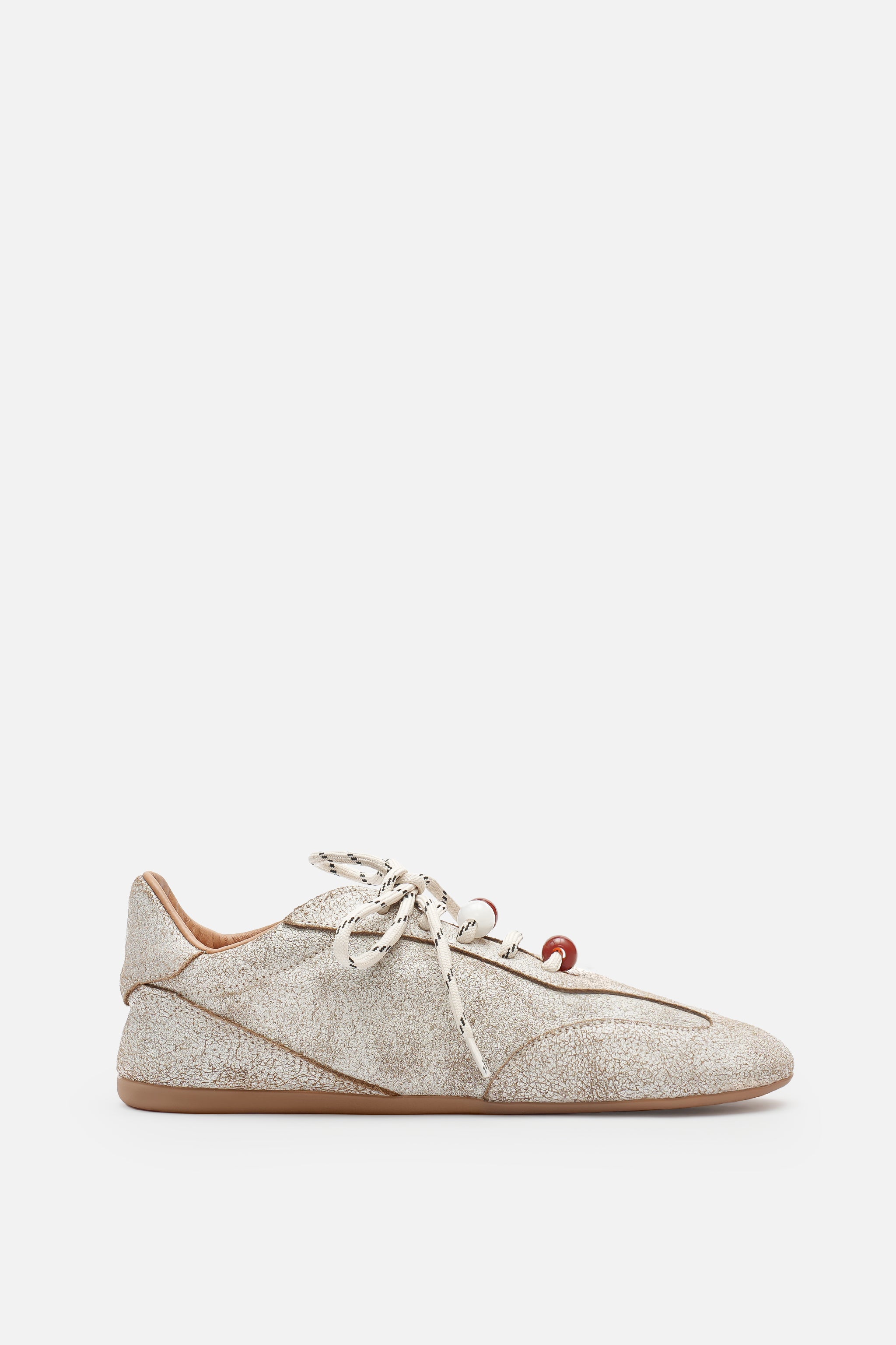 Miu Pane Barefoot Hakiki Deri Sneaker