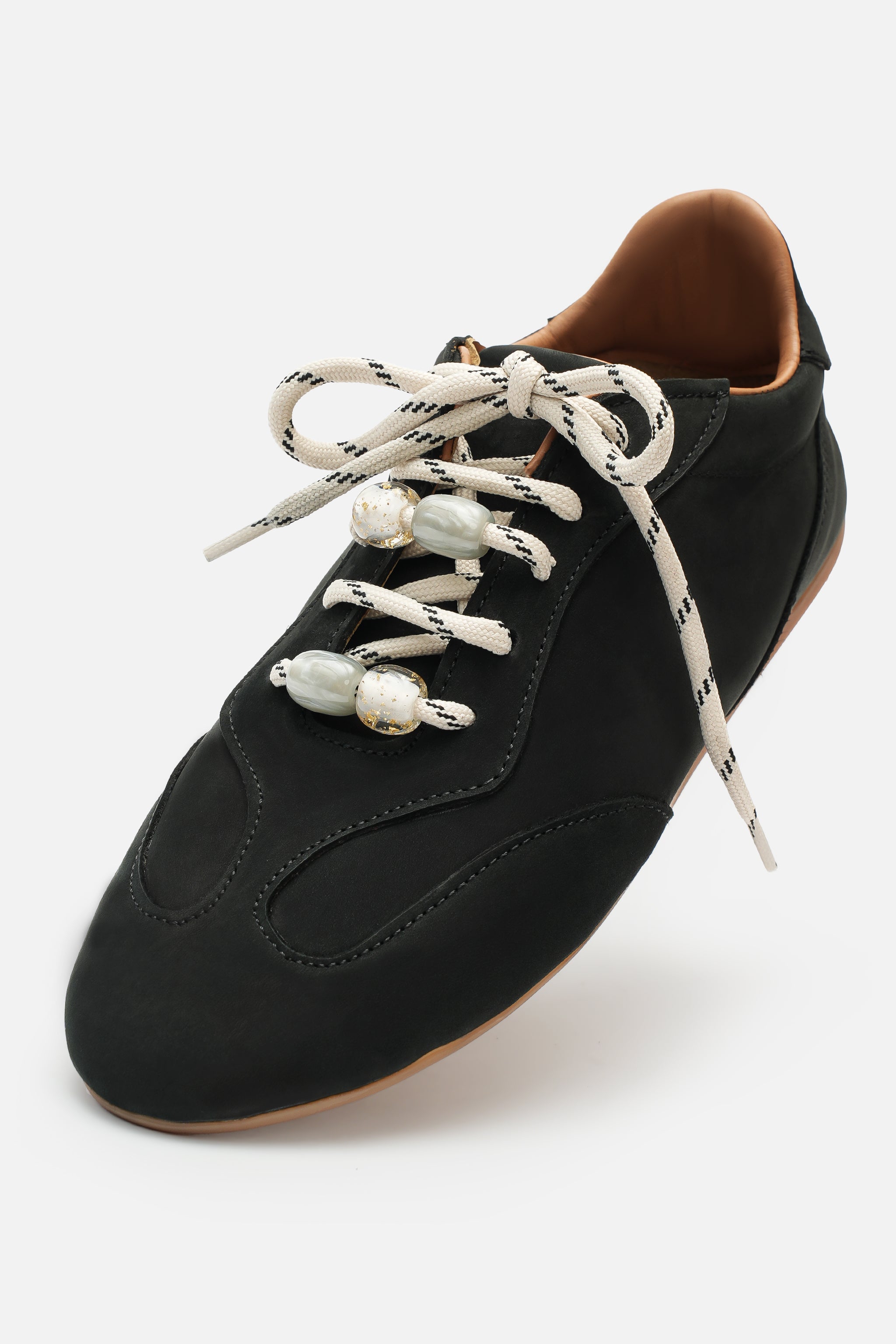 Miu Pane Barefoot Hakiki Deri Sneaker