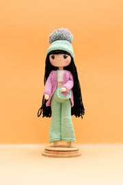 Tecna Amigurumi Örgü Bebek – El Yapımı Yumuşak Örgü Oyuncak