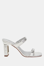 The Hollow Heel Kadın Oyuk Gümüş Topuklu Sandalet