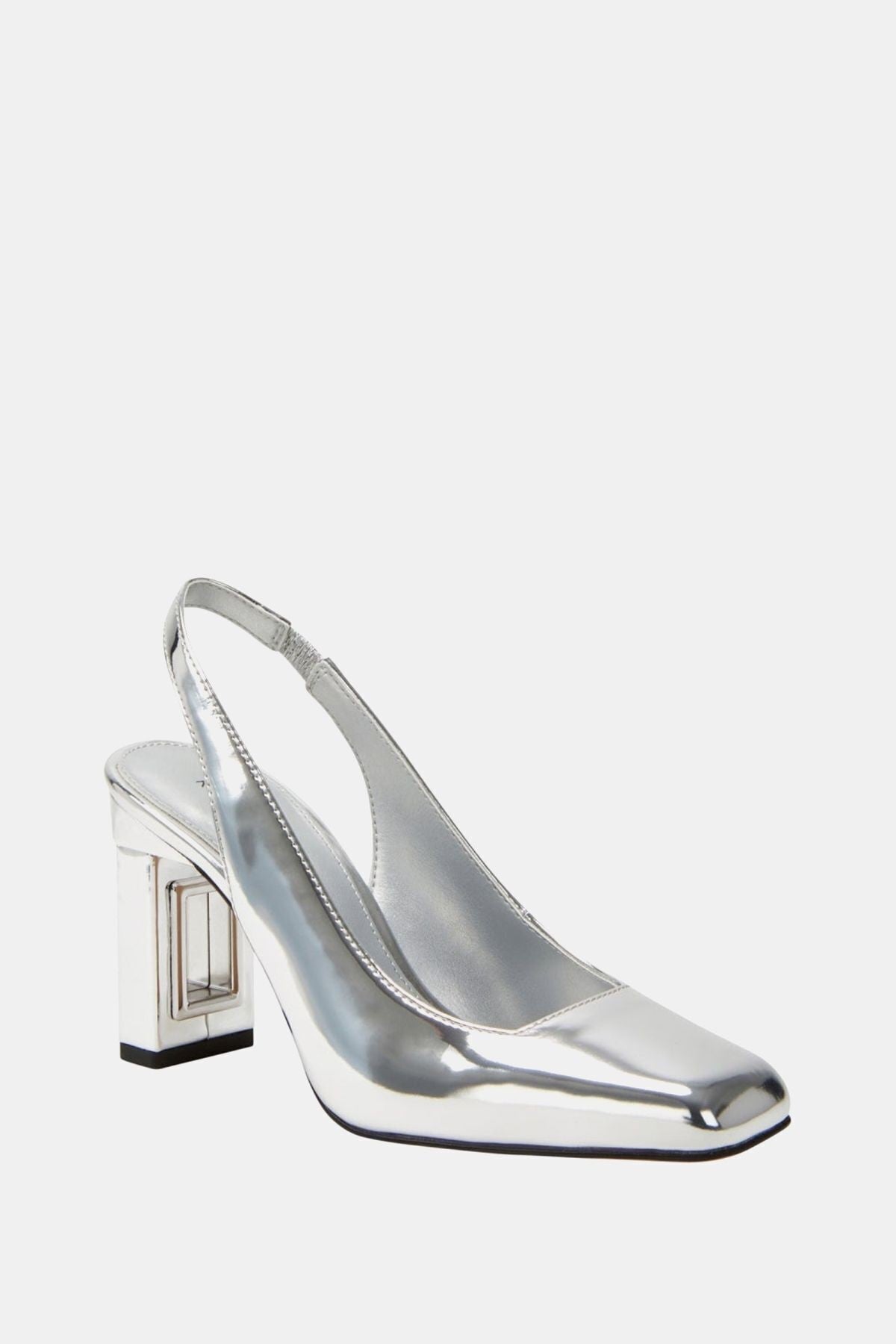 The Hollow Heel Kadın Gümüş Oyuk Topuklu Ayakkabı (Kopya)