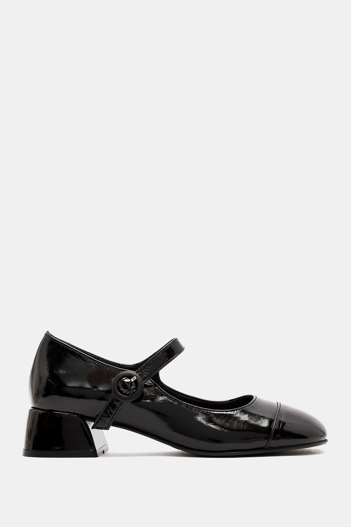 Dadi Kadın Siyah Gerçek Deri Topuklu Loafer