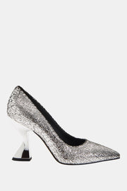 The Laterr Hıgh Heel Kadın Gümüş Topuklu Ayakkabı
