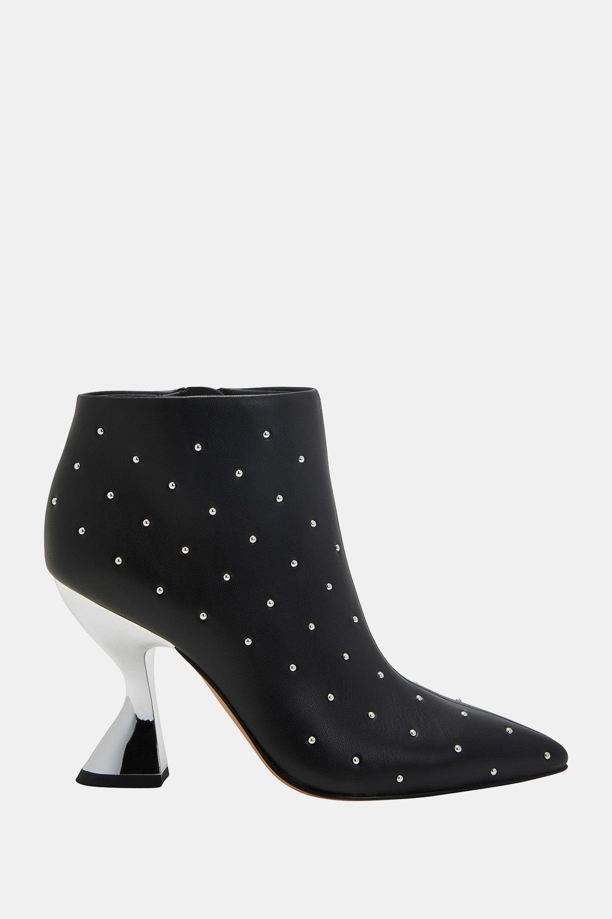 The Laterr Hıgh Kadın Siyah Zımba Detaylı Bot