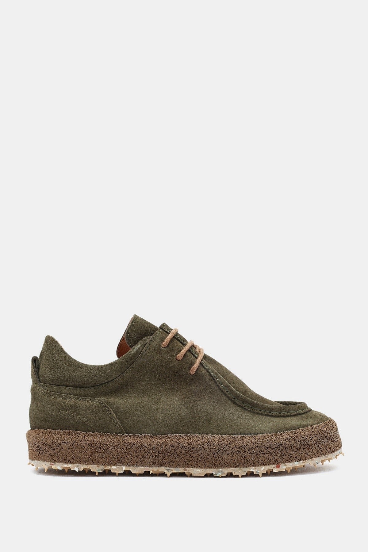 Paris Kadın Siyah Haki Gerçek Deri Sneaker