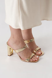 The Hollow Heel Kadın Altın Oyuk Topuklu Sandalet