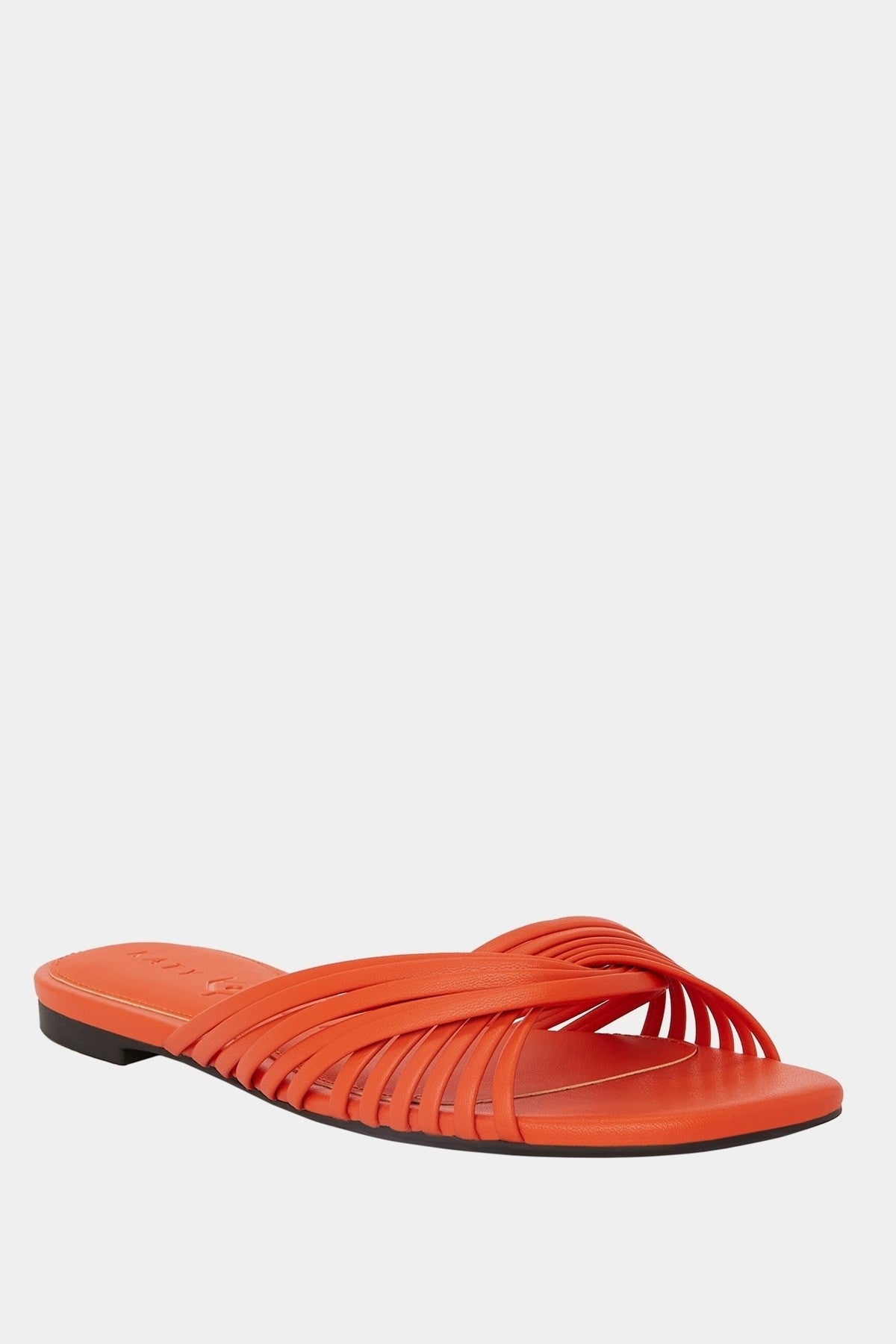 The Halie İnterwined Slide Kadın Kırmızı Çapraz Bantlı Terlik