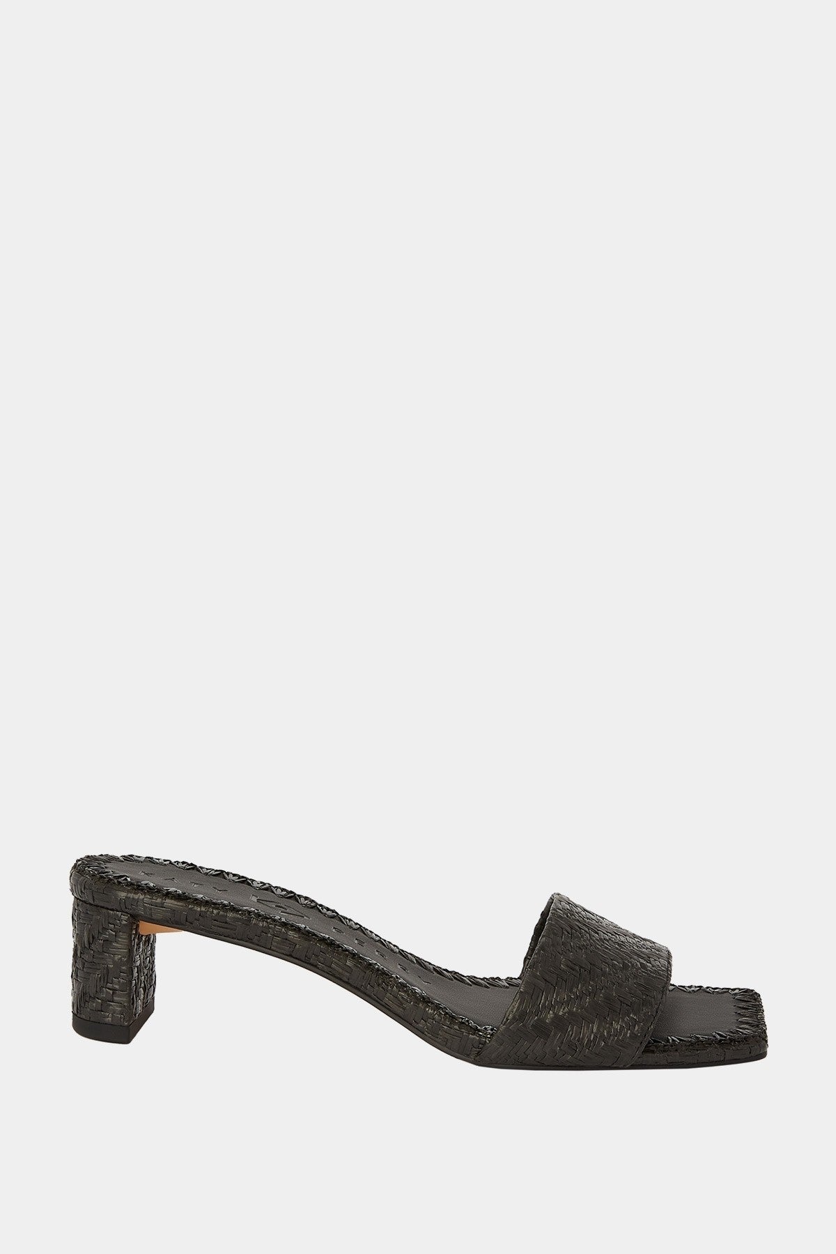 The Wandedering Slide Kadın Siyah Topuklu Terlik