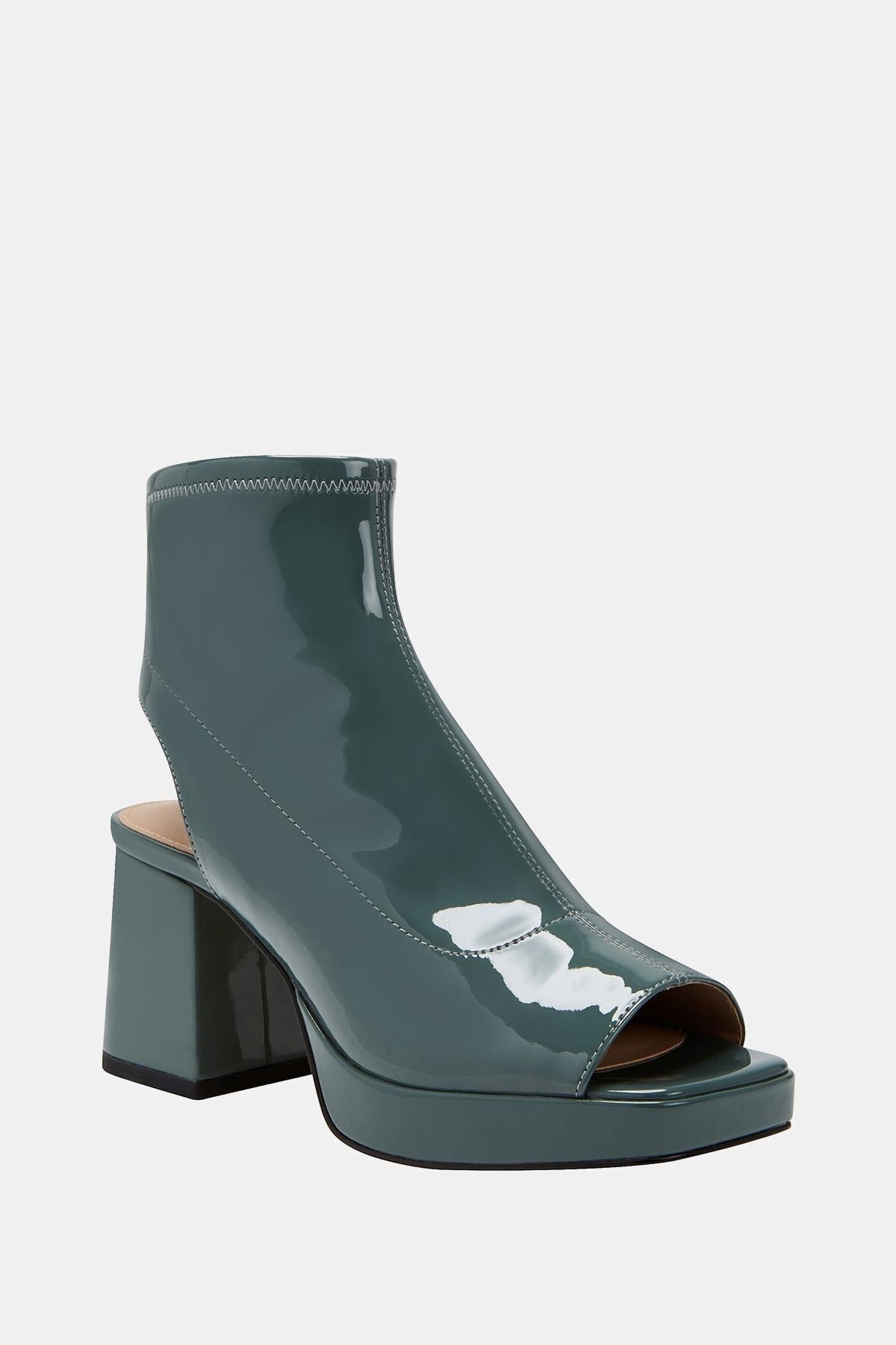 The Surrprise Kadın Yeşil Rugan Topuklu Ayakkabı