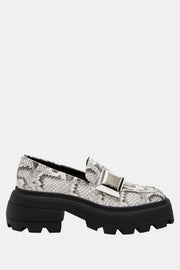 Die Geli Combat Damen Schwarz Multi Loafer