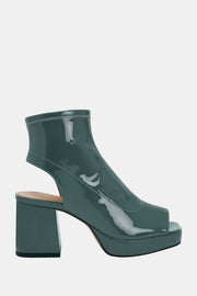 The Surrprise Kadın Yeşil Rugan Topuklu Ayakkabı