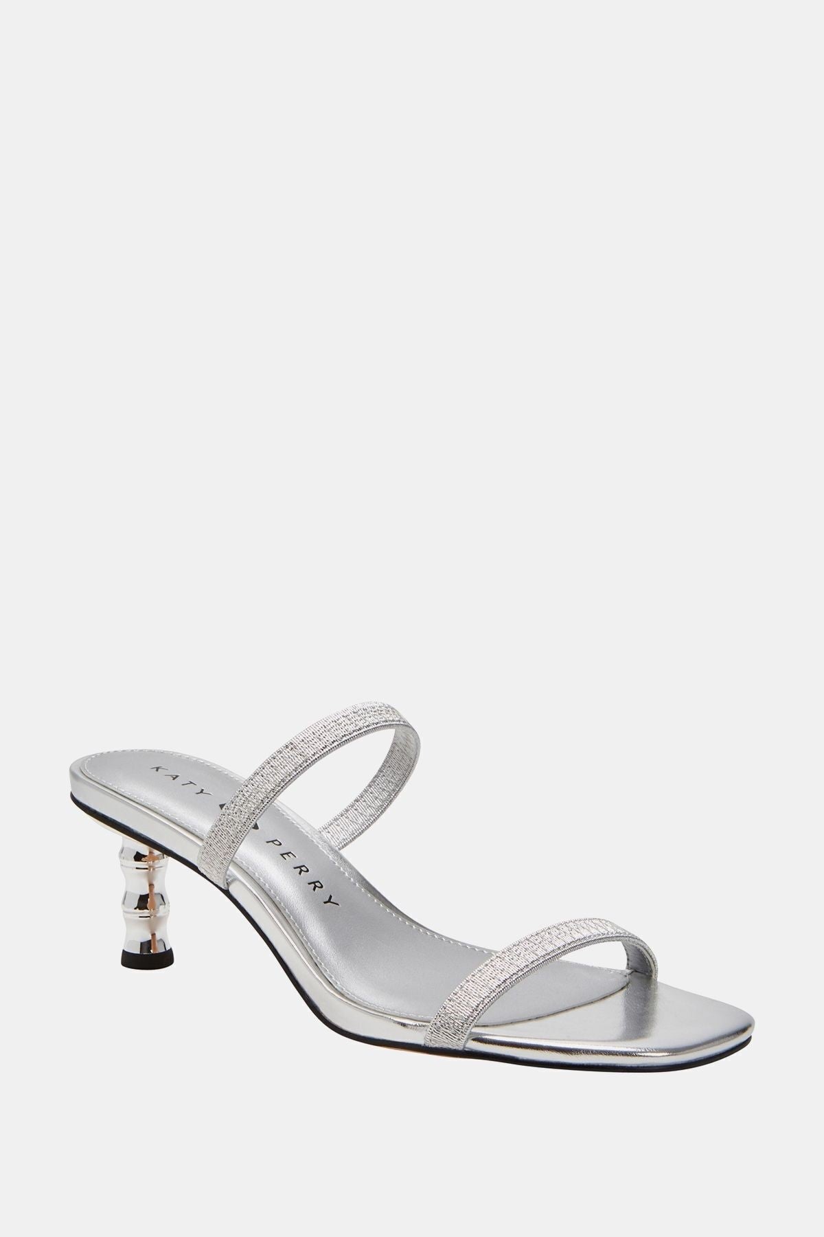 The Leilei Kadın Gümüş Topuklu Terlik