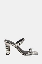 The Hollow Heel Kadın Zebra Oyuk Topuklu Terlik