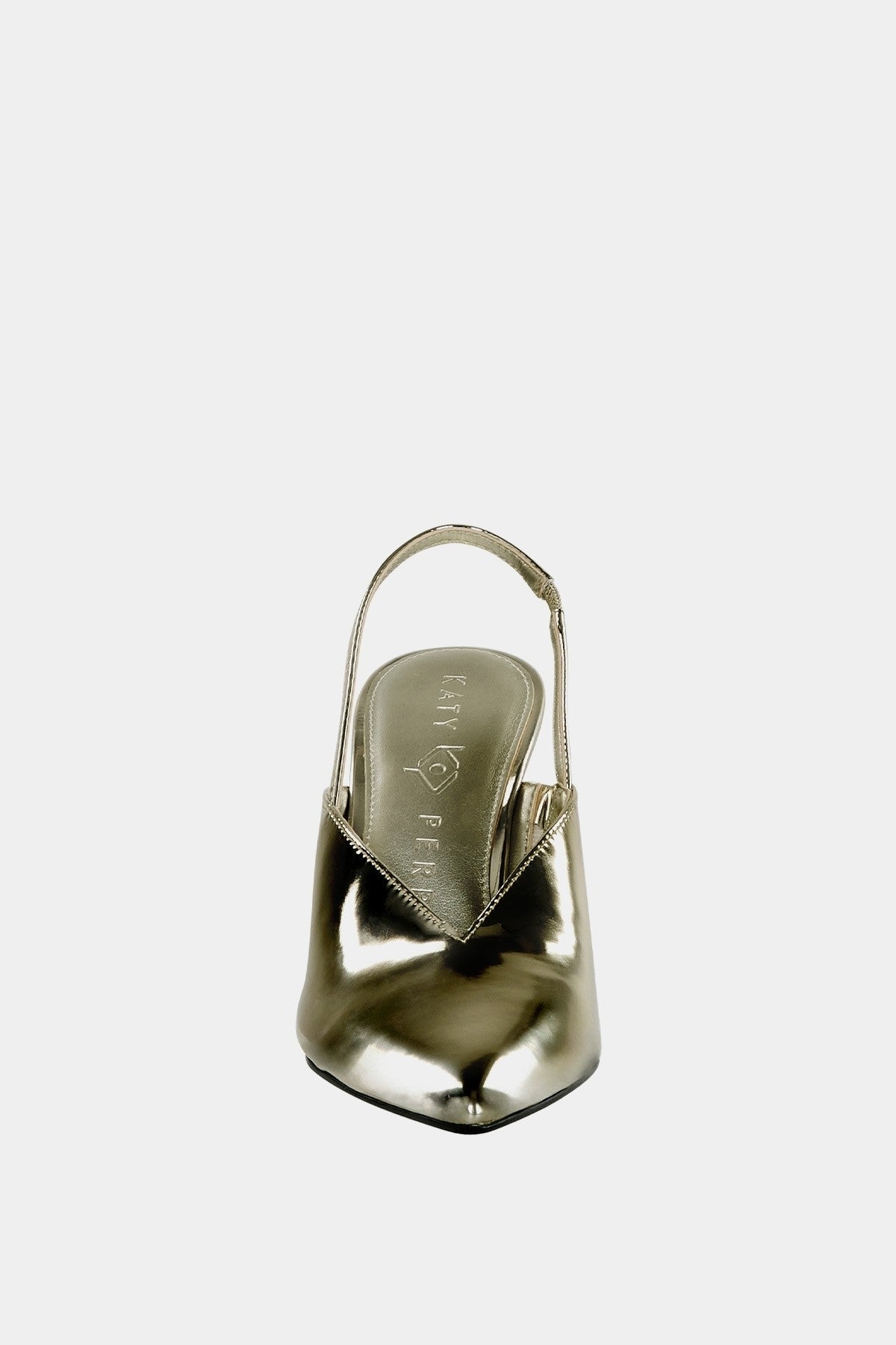 The Trendygurl Slingback Wedge Damen Champagne Keilabsatz Sandalette