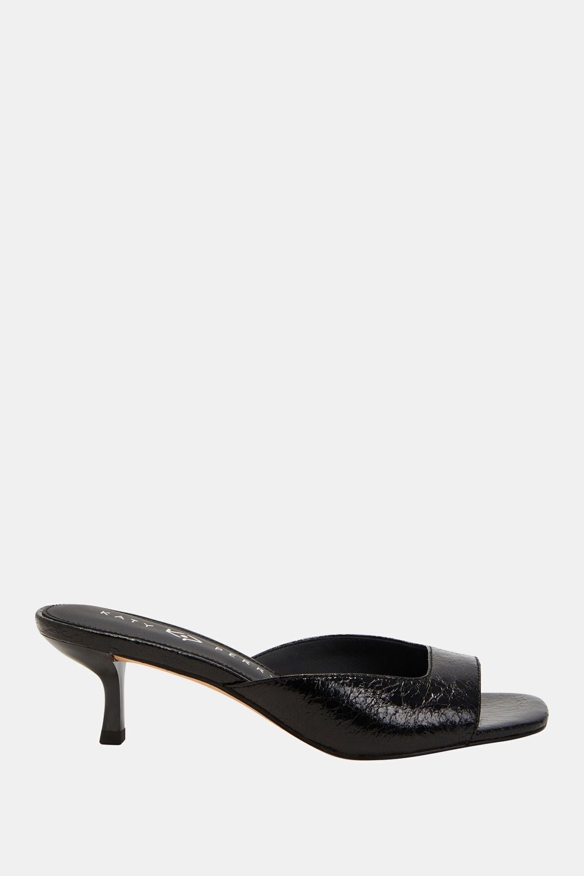 صندل نسائي بكعب فضي من The Ladie Low Heel