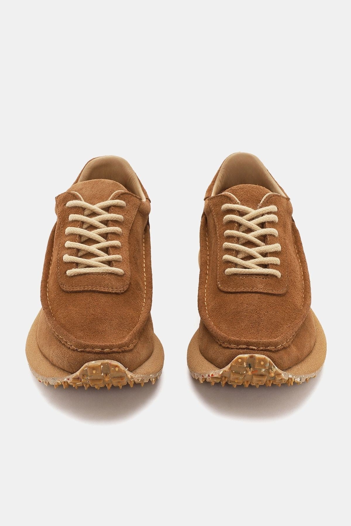 Ridley Kadın Camel Gerçek Süet Deri Sneaker