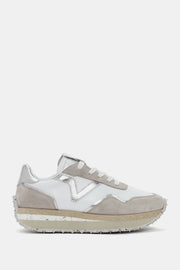 Lessa Kadın Kum Gümüş Gerçek Süet Deri Sneaker