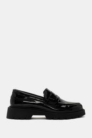 TOFFY SİYAH GERÇEK DERİ KADIN LOAFER