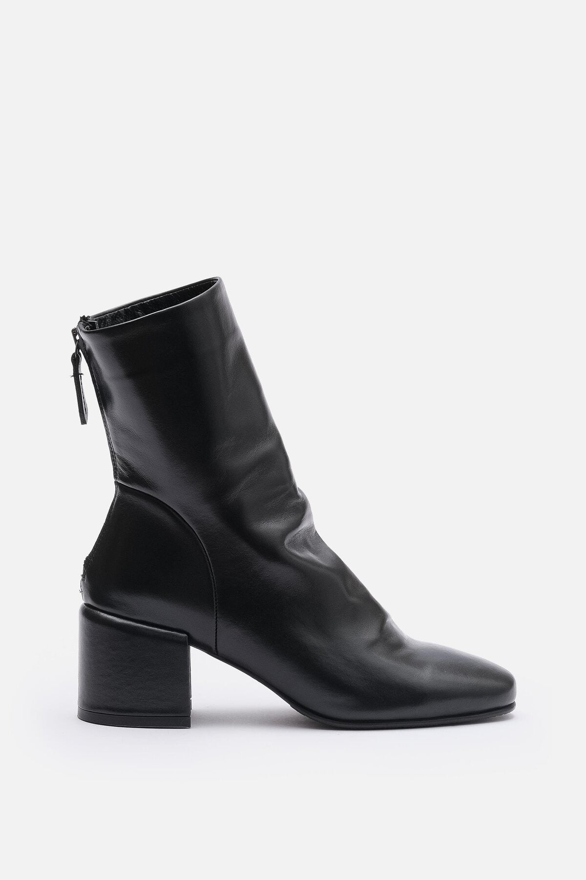 Gerçek Doğal Deri 5,5 cm Topuklu Kadın Bot